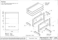 Free Workbench Plans compact strong sturdy construction printable PDF