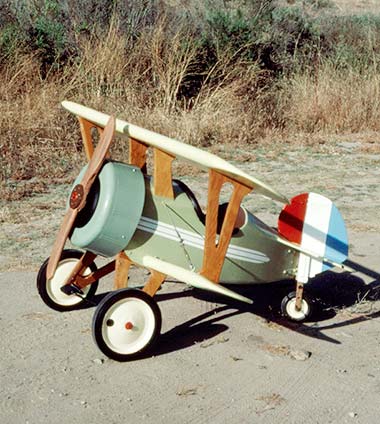 aircraft spruce f4u corsair jr. pedal plane plans
