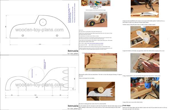 batmobile toy car plans build your home made toy. full